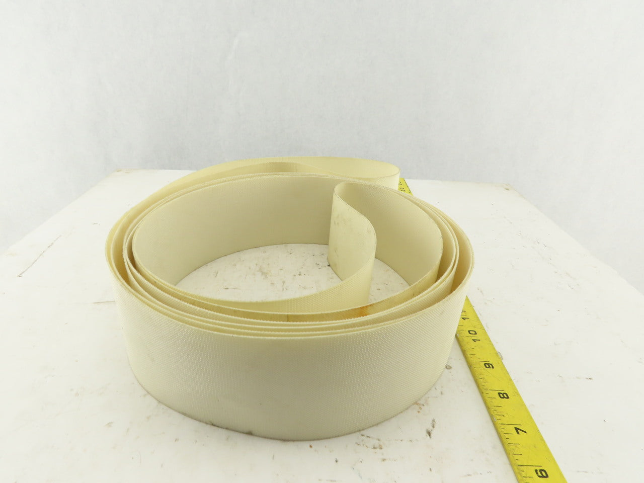 PU12D W75-L4485 75mm Woven Back Smooth Top Endless Conveyor Belt 4485mm