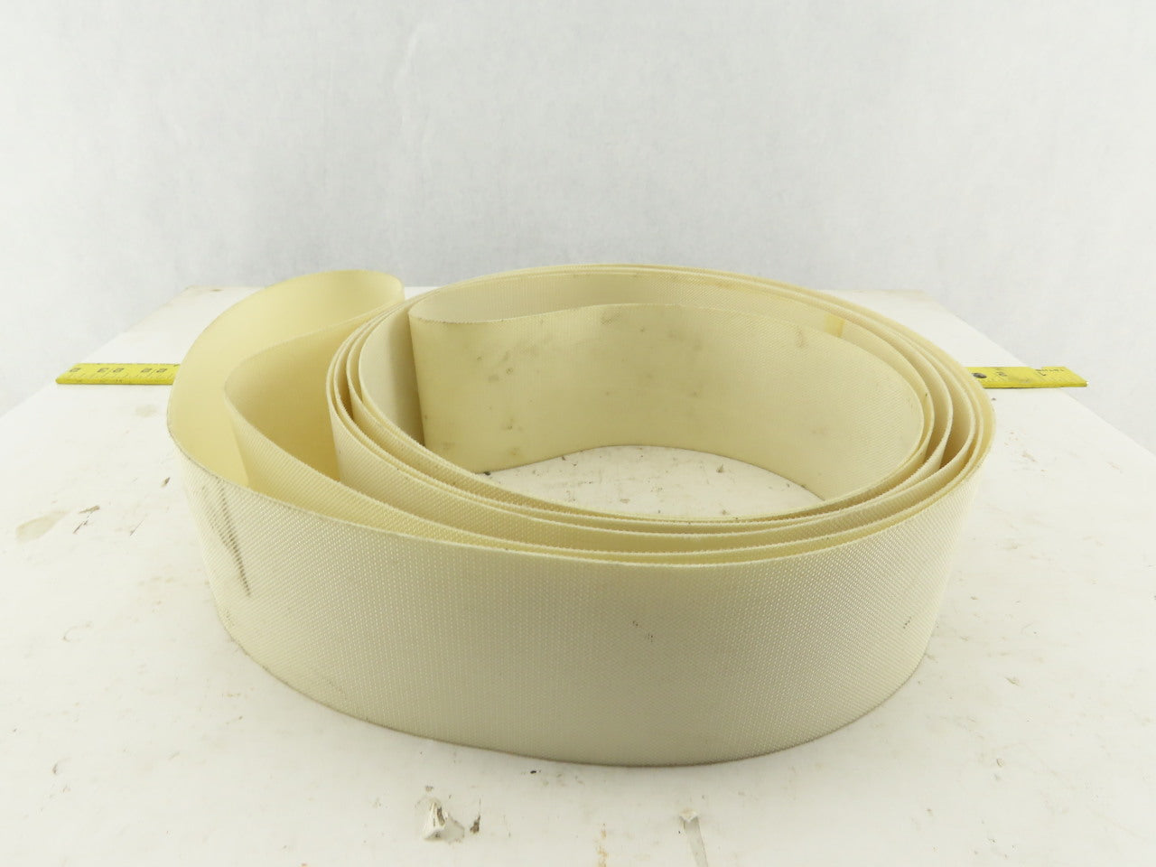 PU12D W75-L4485 75mm Woven Back Smooth Top Endless Conveyor Belt 4485mm