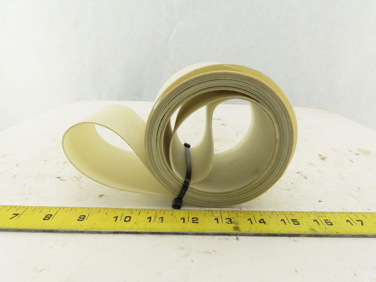 PU12D W75-L4485 75mm Woven Back Smooth Top Endless Conveyor Belt 4485mm