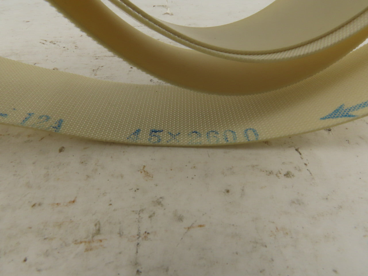 PU12A-W45-L2600mm 45mm Woven Back Smooth Top Endless Conveyor Belt 2600mm