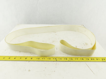 1-3/4 Woven Back Smooth Top Endless Conveyor Belt 50-1/2" OAL