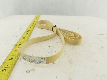 PU-12A 15mm Woven Back Smooth Top Endless Conveyor Belt 2005mm
