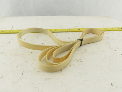 PU-12A 15mm Woven Back Smooth Top Endless Conveyor Belt 2005mm
