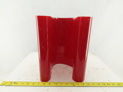 Midwest Industrial Rubber 12-1/4" W Red Urethane Conveyor Belt Sleeve Slick 12'