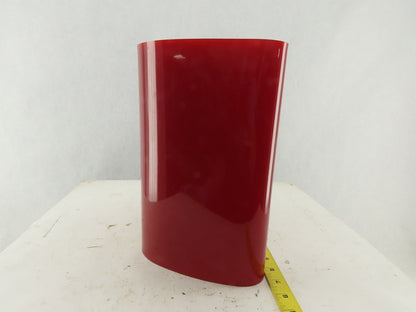 Midwest Industrial Rubber 12-1/4" W Red Urethane Conveyor Belt Sleeve Slick 12'