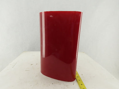 Midwest Industrial Rubber 12-1/4" W Red Urethane Conveyor Belt Sleeve Slick 12'