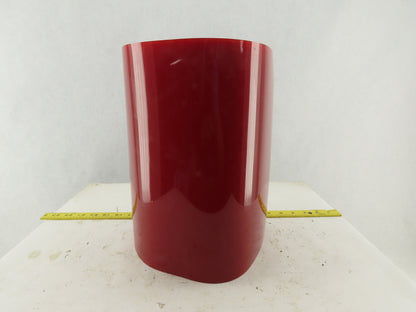 Midwest Industrial Rubber 12-1/4" W Red Urethane Conveyor Belt Sleeve Slick 12'