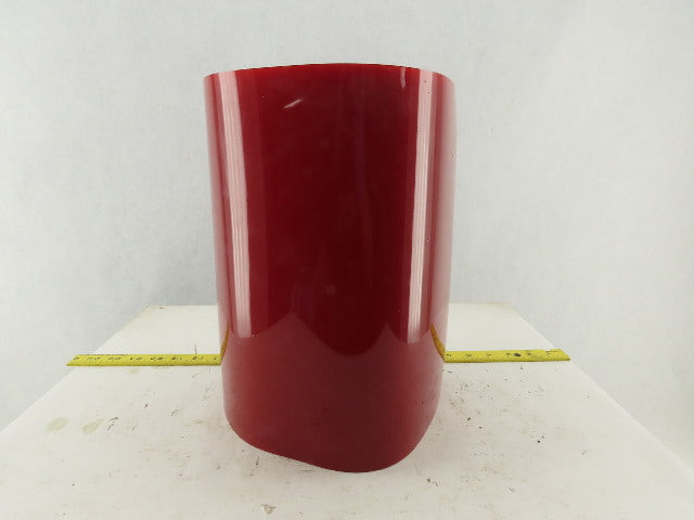 Midwest Industrial Rubber 12-1/4" W Red Urethane Conveyor Belt Sleeve Slick 12'