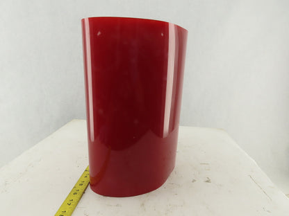 Midwest Industrial Rubber 12-1/4" W Red Urethane Conveyor Belt Sleeve Slick 12'
