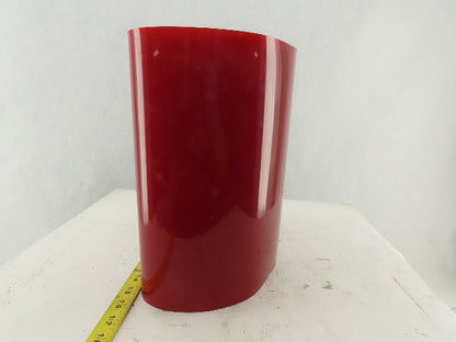 Midwest Industrial Rubber 12-1/4" W Red Urethane Conveyor Belt Sleeve Slick 12'