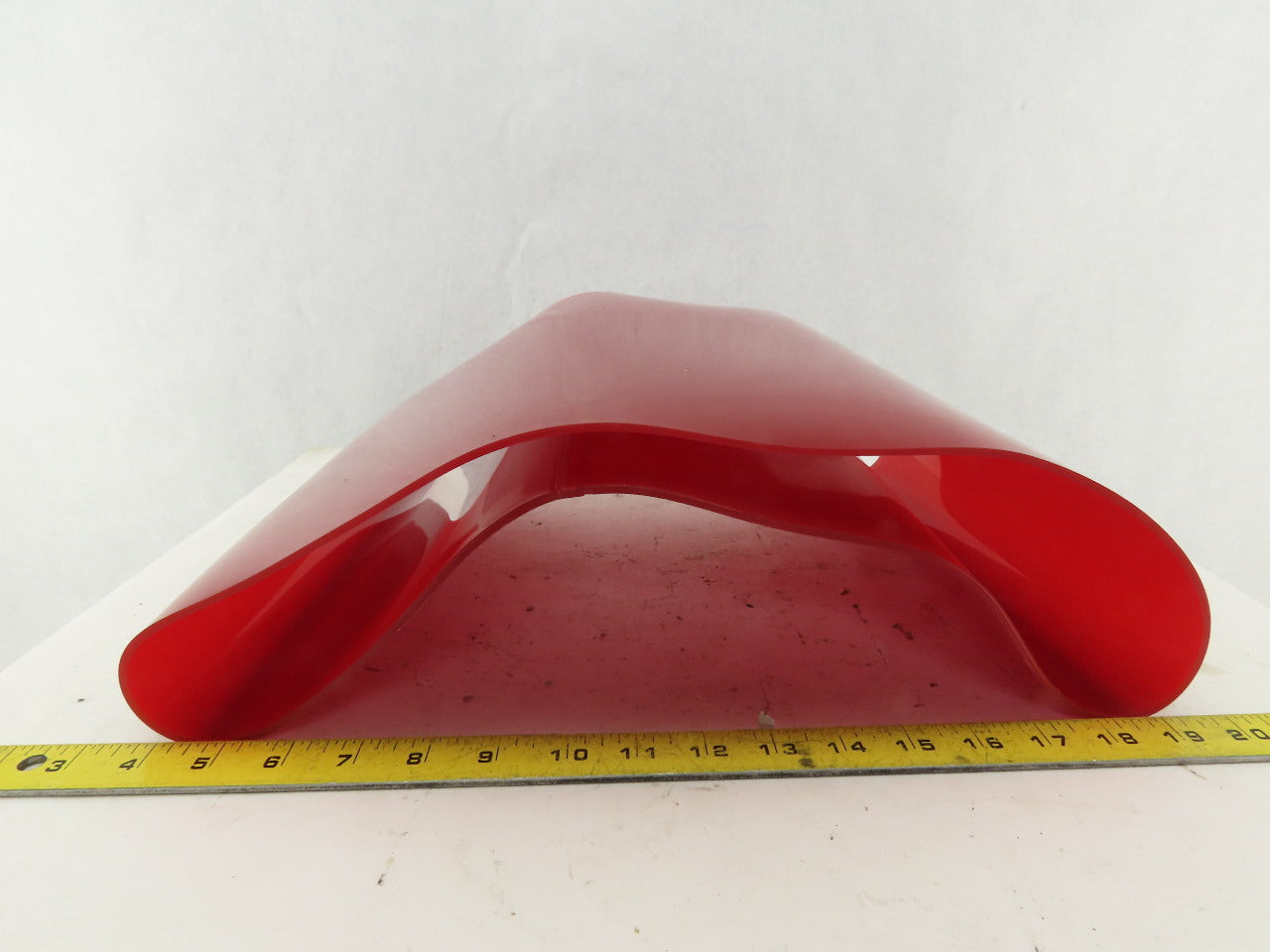 Midwest Industrial Rubber 12-1/4" W Red Urethane Conveyor Belt Sleeve Slick 12'