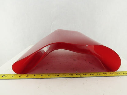 Midwest Industrial Rubber 12-1/4" W Red Urethane Conveyor Belt Sleeve Slick 12'