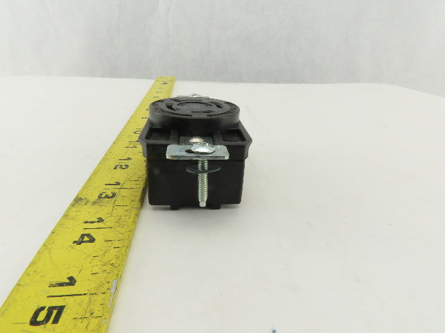 Arrow Hart AHL1820R 20A 120/208V 3PH 3P 4W Grounded Receptacle Black