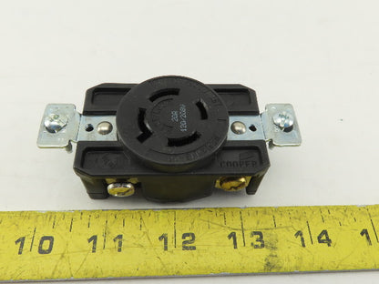 Arrow Hart AHL1820R 20A 120/208V 3PH 3P 4W Grounded Receptacle Black