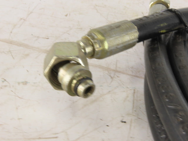 SAE100R2AT-4 1/4" High Pressure Hydraulic Line 5800 PSI 8mm Female Swivel 12'