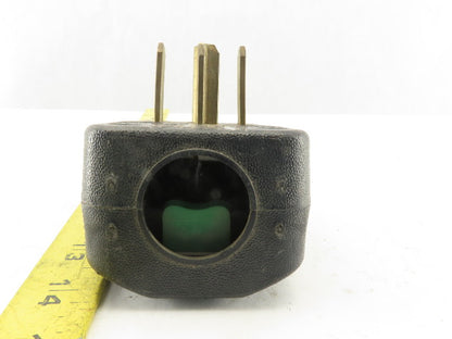 Leviton 30A 125/250V 4 Pole Grounded Angle Blade Appliance Male Plug
