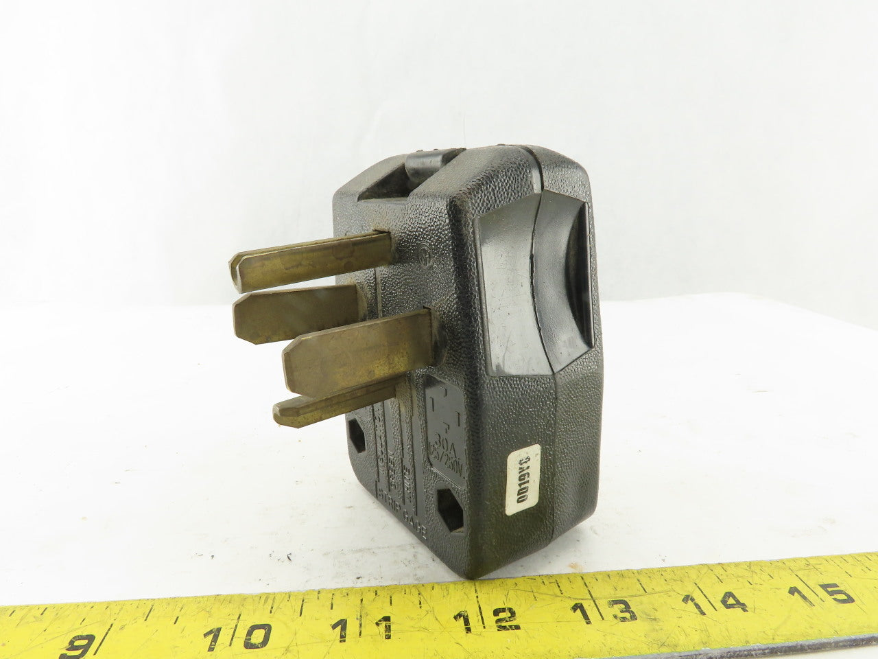 Leviton 30A 125/250V 4 Pole Grounded Angle Blade Appliance Male Plug