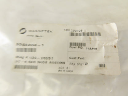 Magnetek 120-10065 UC-8-100CS UC-8 Universal Snap-in Bar Collector Shoe Lot Of 2