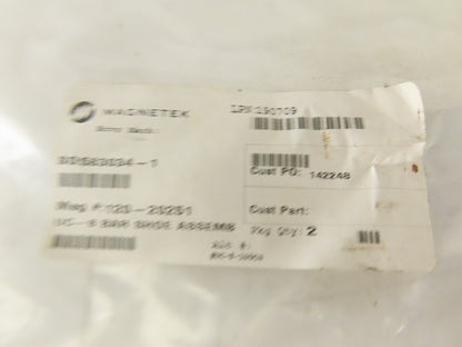 Magnetek 120-10065 UC-8-100CS UC-8 Universal Snap-in Bar Collector Shoe Lot Of 2