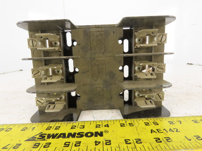Gould Shawmut 60303 600V 30A 3 Pole Class H/K Fuse Holder Lot Of 5