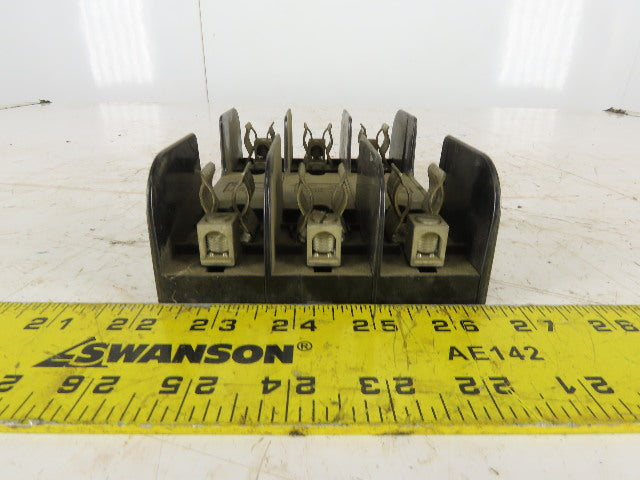 Gould Shawmut 60303 600V 30A 3 Pole Class H/K Fuse Holder Lot Of 5