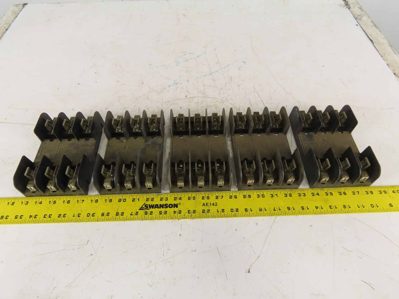 Gould Shawmut 60303 600V 30A 3 Pole Class H/K Fuse Holder Lot Of 5