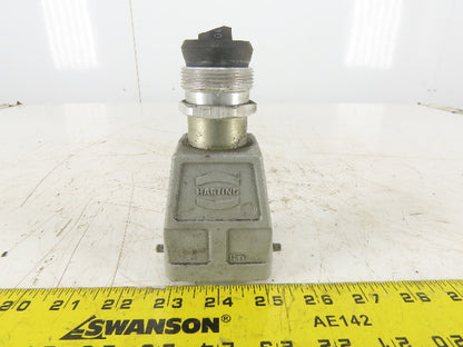 Harting Han 10EE-M 16A 500V 10 Pin Male Connector And Housing