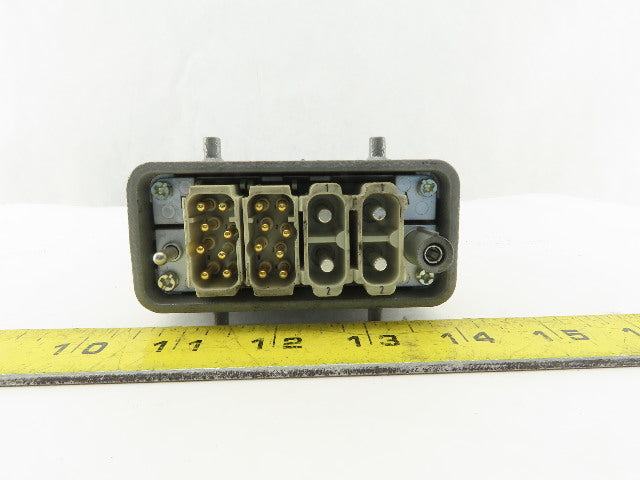 Harting HAN 40A Han EE 20 Pin Modular Industrial Electrical Connector W/ Housing
