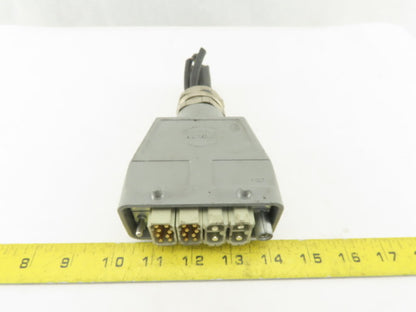 Harting HAN 40A Han EE 20 Pin Modular Industrial Electrical Connector W/ Housing