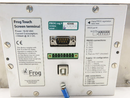 Frog Navigation 9.0170 18-34VDC Frog Touch Screen Terminal HMI AGV