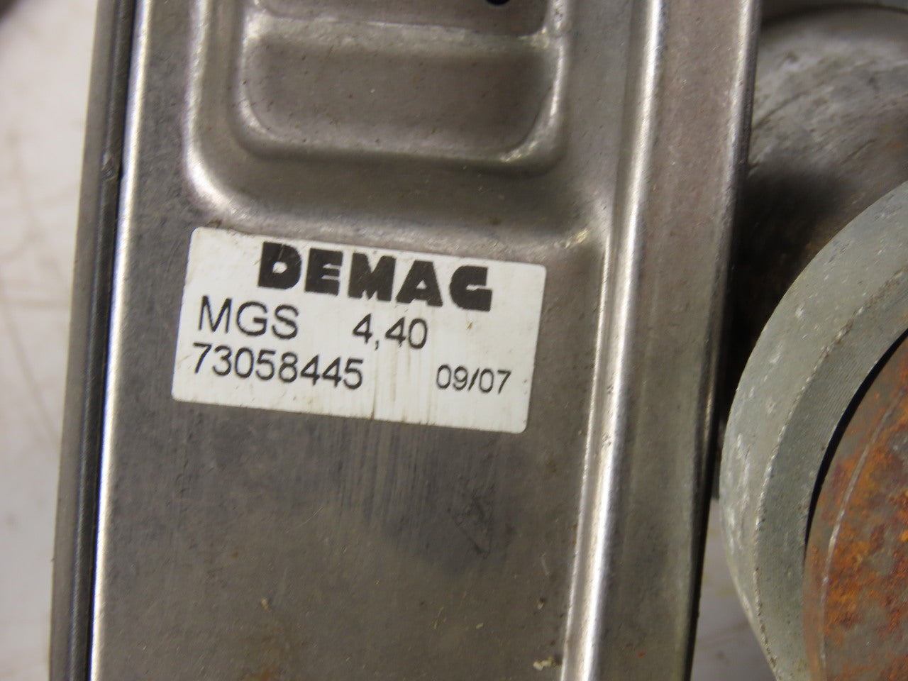 Demag 73058445 MGS 4.0 Crane Mechanical Load Link Load Cell Strain Gage