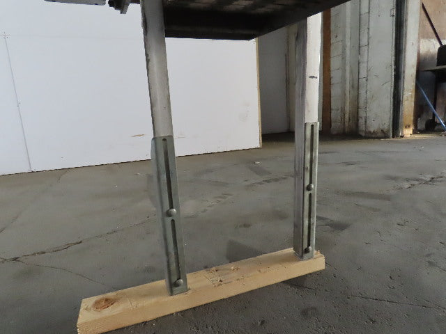 Slider Bed Belt Conveyor 12"wide Plastic chain Belt 73" OAL 115V Single Phase 1Ph