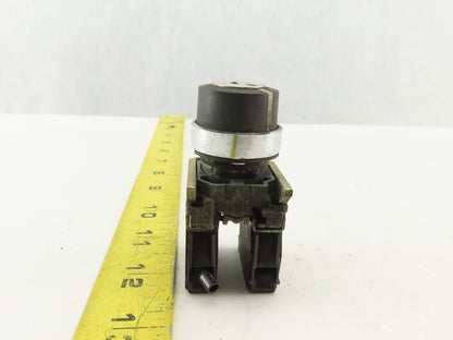 Telemecanique ZBE-101 Normally Open Contact Keyed Selector Switch No Key