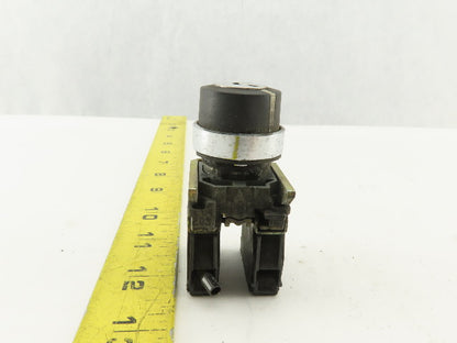 Telemecanique ZBE-101 Normally Open Contact Keyed Selector Switch No Key