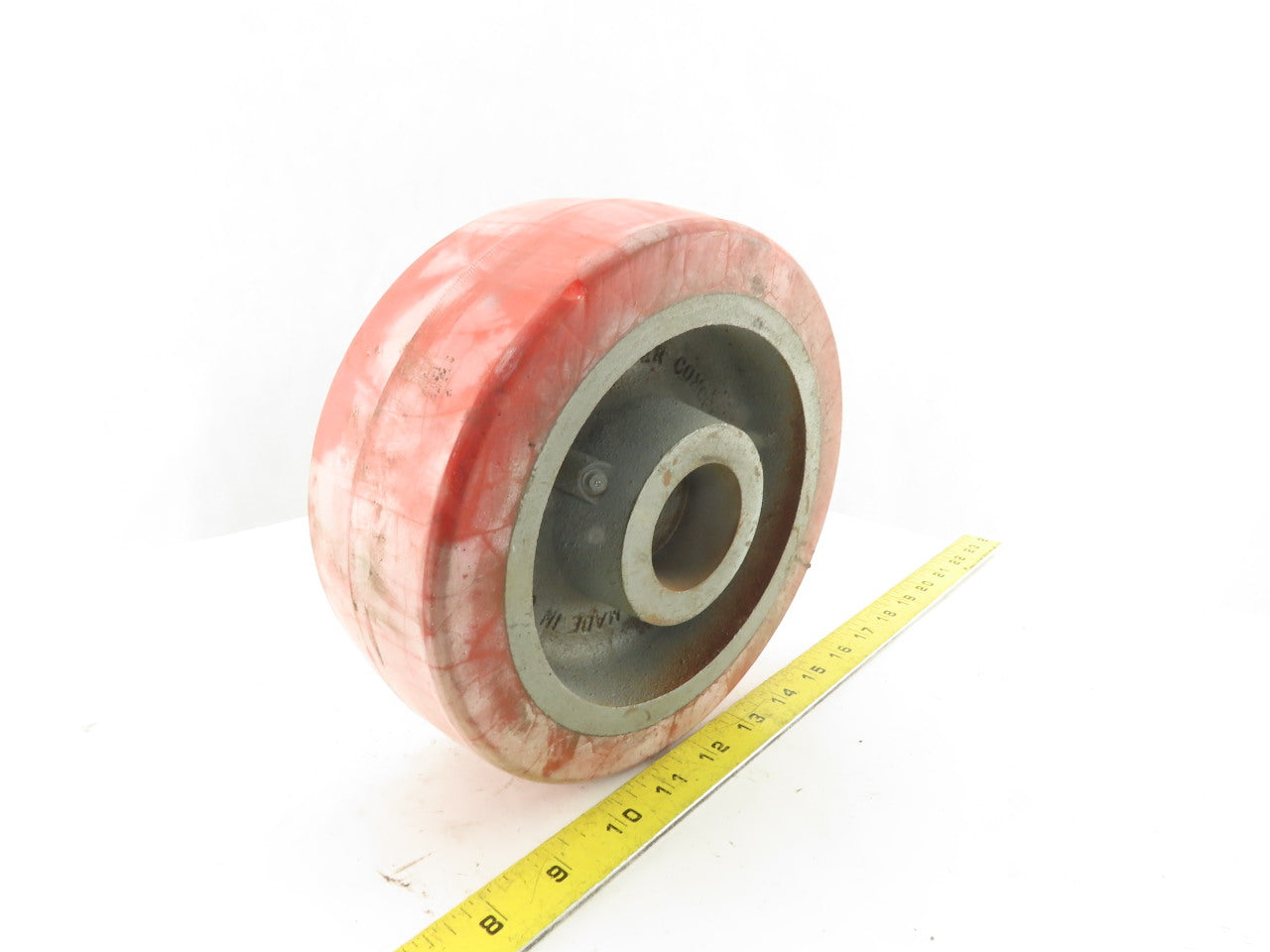 Caster Concepts 8" OD x 3" Tread Width Non Marking Caster Wheel  Stock Bore