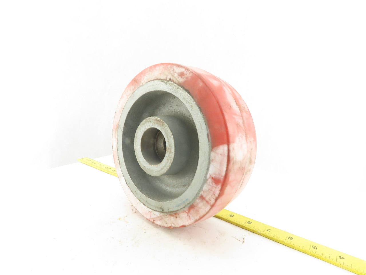 Caster Concepts 8" OD x 3" Tread Width Non Marking Caster Wheel  Stock Bore