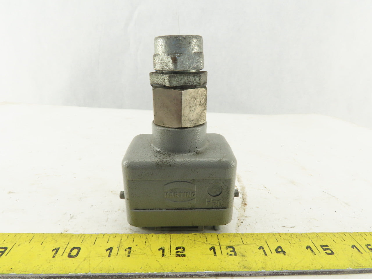 Harting Han 10EE-M 6 Pin Male Connector Housing Lever Lock Straight 600V