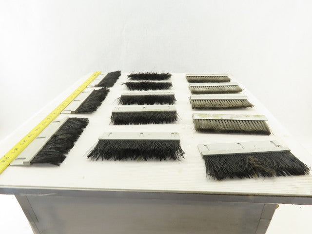 Mink Bursten 6-1/4" x 2" Nylon Bristle Strip Brush Lot Of 13