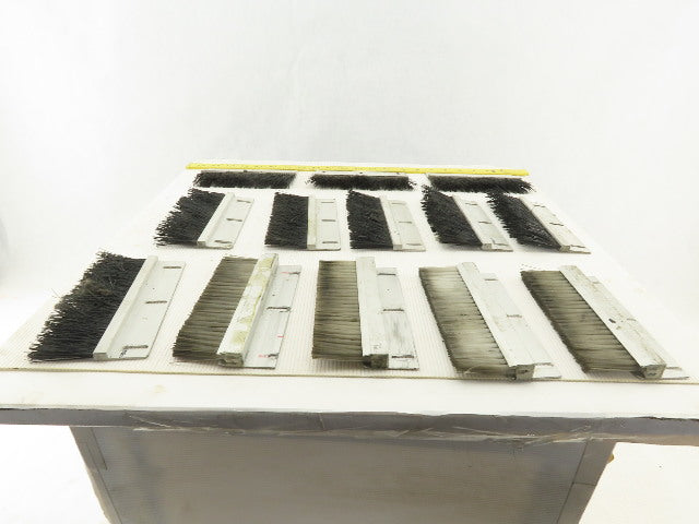 Mink Bursten 6-1/4" x 2" Nylon Bristle Strip Brush Lot Of 13
