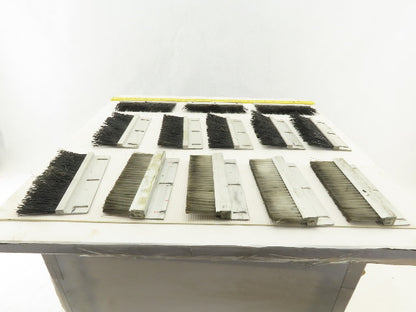 Mink Bursten 6-1/4" x 2" Nylon Bristle Strip Brush Lot Of 13