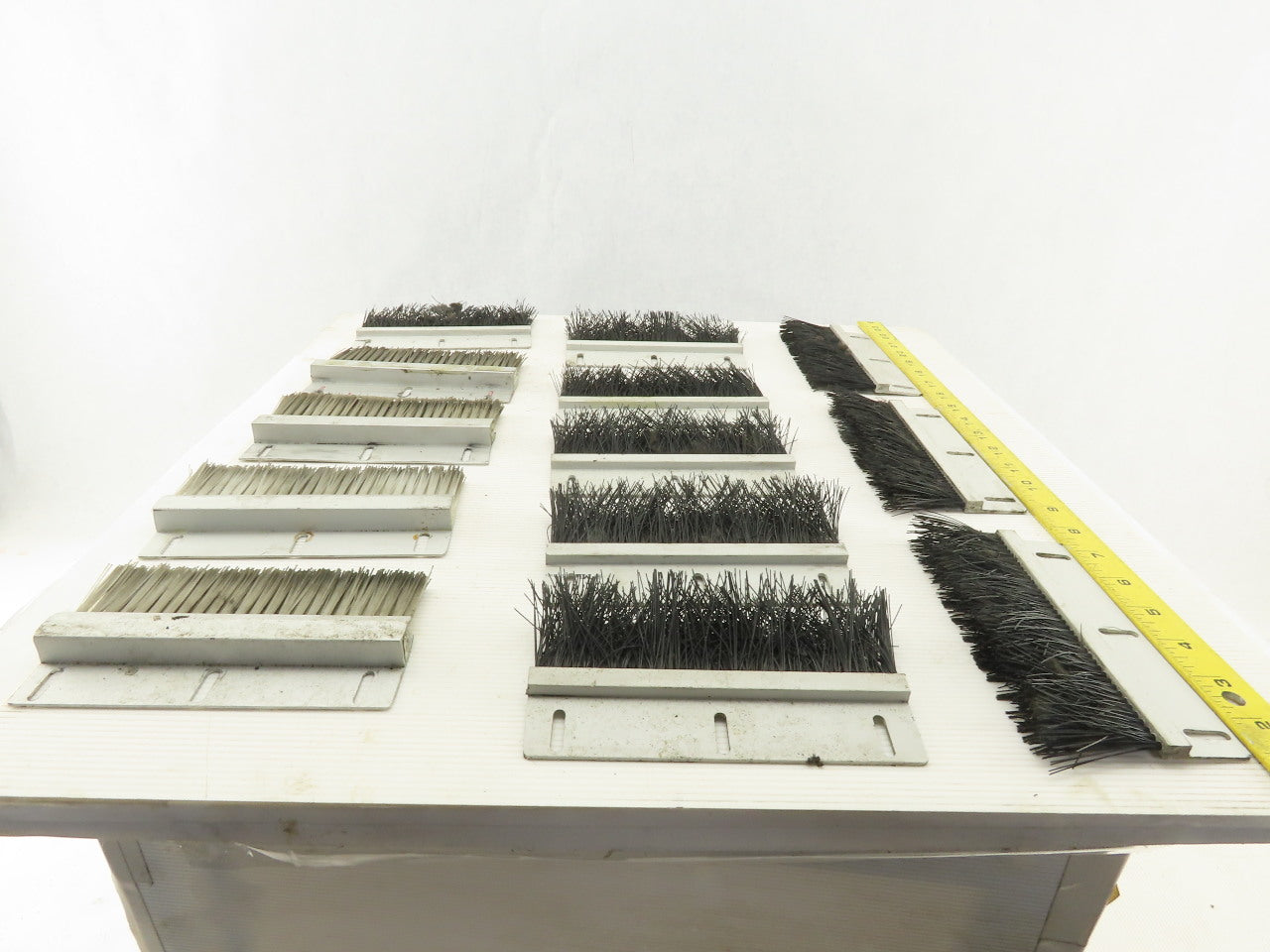 Mink Bursten 6-1/4" x 2" Nylon Bristle Strip Brush Lot Of 13