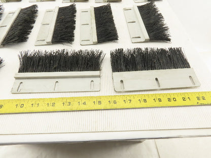Mink Bursten 6-1/4" x 2" Nylon Bristle Strip Brush Lot Of 13