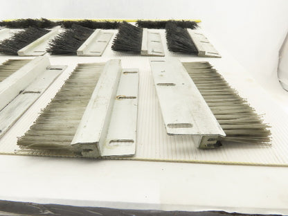 Mink Bursten 6-1/4" x 2" Nylon Bristle Strip Brush Lot Of 13