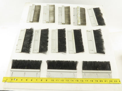 Mink Bursten 6-1/4" x 2" Nylon Bristle Strip Brush Lot Of 13