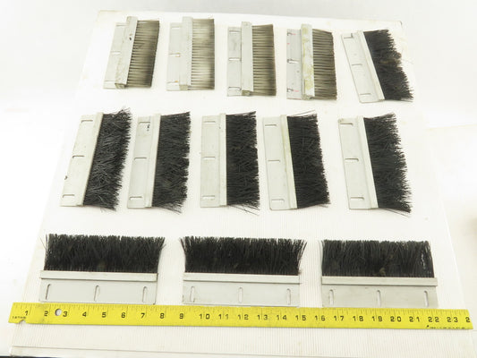 Mink Bursten 6-1/4" x 2" Nylon Bristle Strip Brush Lot Of 13