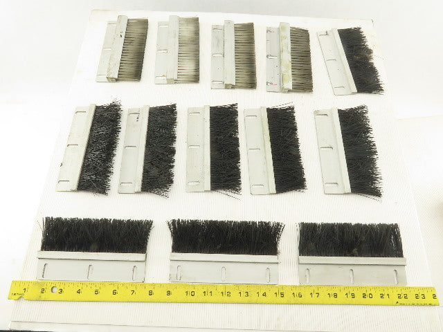 Mink Bursten 6-1/4" x 2" Nylon Bristle Strip Brush Lot Of 13