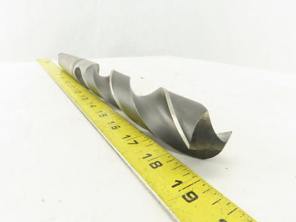 Chicago Latrobe 1-9/32" Cut 2 Flute Morse Taper Shank #4 HS Drill Bit 14" OAL
