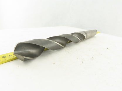 Chicago Latrobe 1-9/32" Cut 2 Flute Morse Taper Shank #4 HS Drill Bit 14" OAL
