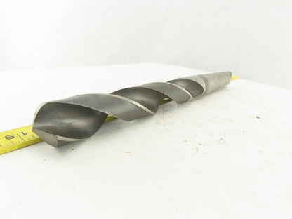 Chicago Latrobe 1-9/32" Cut 2 Flute Morse Taper Shank #4 HS Drill Bit 14" OAL