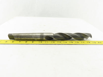 Chicago Latrobe 1-9/32" Cut 2 Flute Morse Taper Shank #4 HS Drill Bit 14" OAL